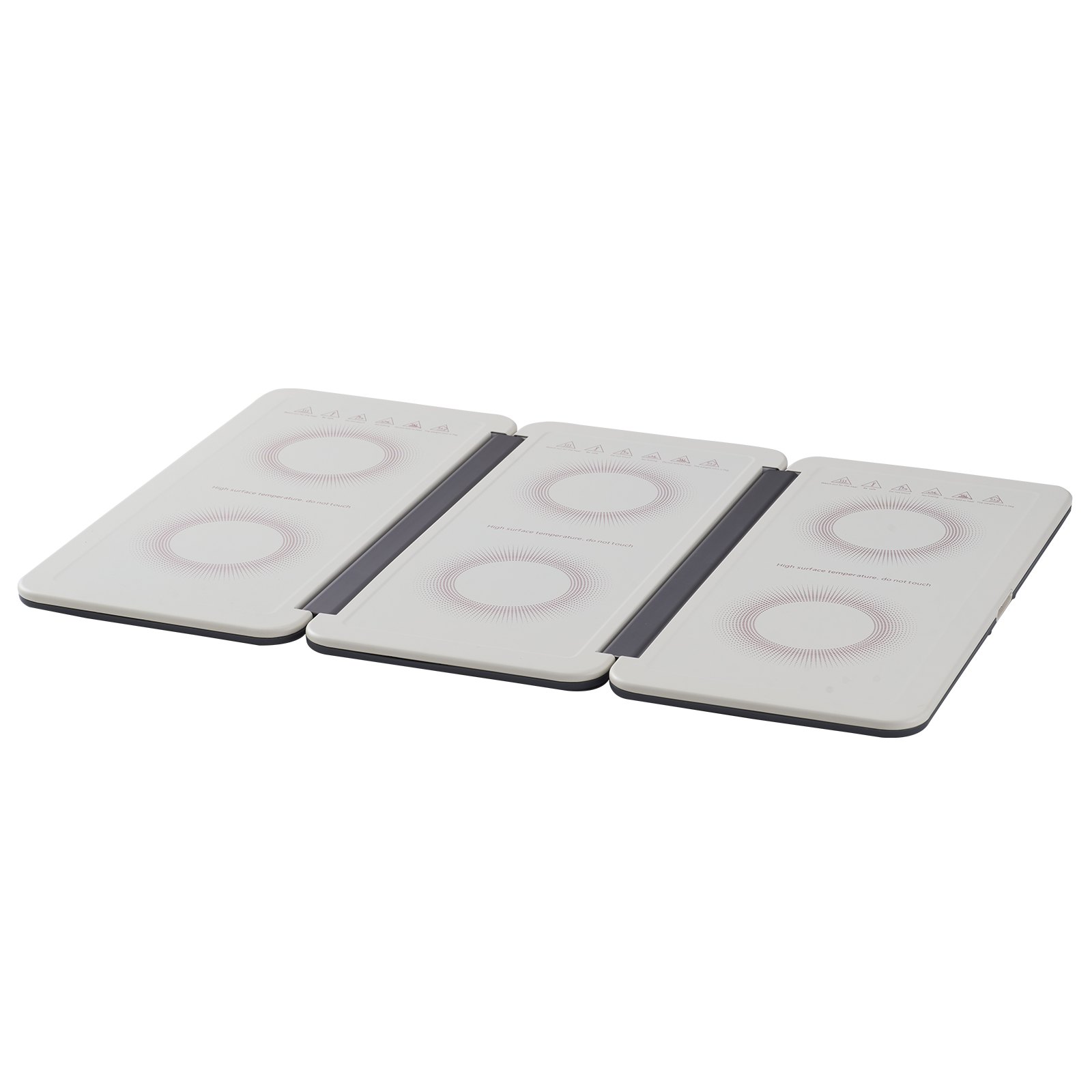 Bandeja calefactora eléctrica VEVOR, 48 x 26 cm, portátil, de lámina laminada en frío, con control de temperatura (35-100 °C), ideal para catering, fiestas, eventos, entretenimiento y festividades, color blanco.