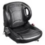 VEVOR Asiento universal para carretilla elevadora, asiento de tractor con respaldo de ángulo ajustable, microinterruptor y cinturón de seguridad, asiento envolvente para carretilla elevadora para excavadora cargadora de tractor