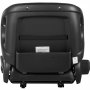 Vista posterior del asiento de tractor universal VEVOR negro con un diseño elegante y ergonómico.