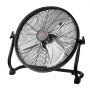 Ventilador inalámbrico VEVOR de 40 cm, portátil y silencioso, para el hogar o la oficina, cabezal giratorio manual de 360 grados, regulación de velocidad continua, ventilador de piso industrial de metal resistente.