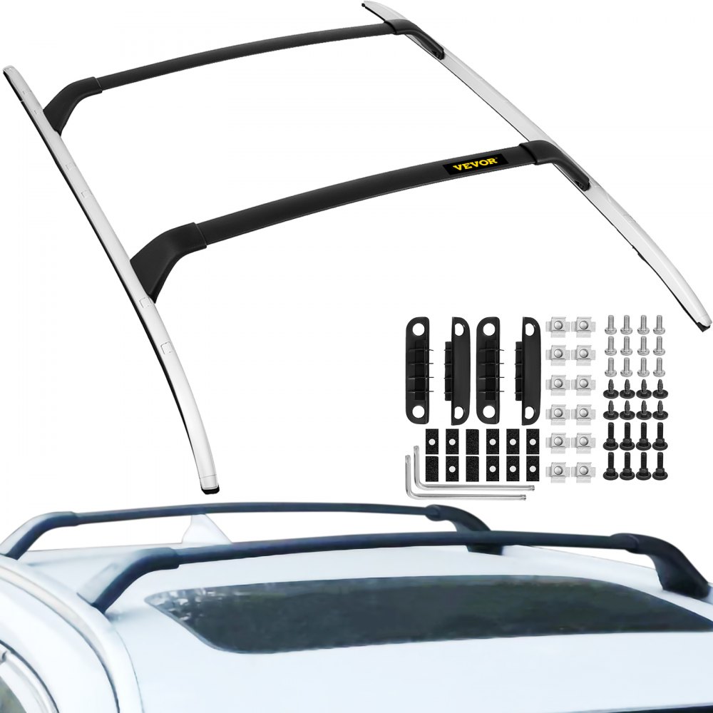 VEVOR portaequipajes compatible con Mazda CX-5 CX5 2017 2018 2019 2021 4 piezas portaequipajes de techo barra transversal
