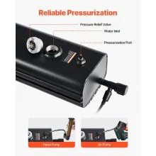 Tanque de agua para portaequipajes de techo de 4,5 galones Tanque de agua portátil con panel protector contra salpicaduras