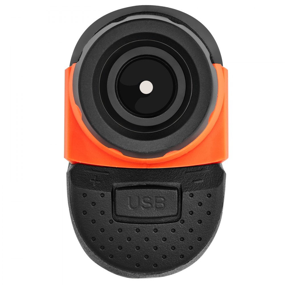 VEVOR Telémetro magnético de golf, telémetro láser de 1300 yardas para caza de golf, accesorio de golf de aumento 6X con medición de distancia, vibración de bloqueo de bandera de alta precisión, pendiente, carga USB