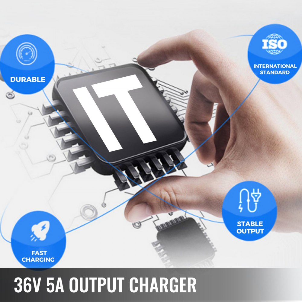 cargador de batería del carro de golf de 36V 5A para el carro de golf Ez Go Club Car DS TXT Yamaha