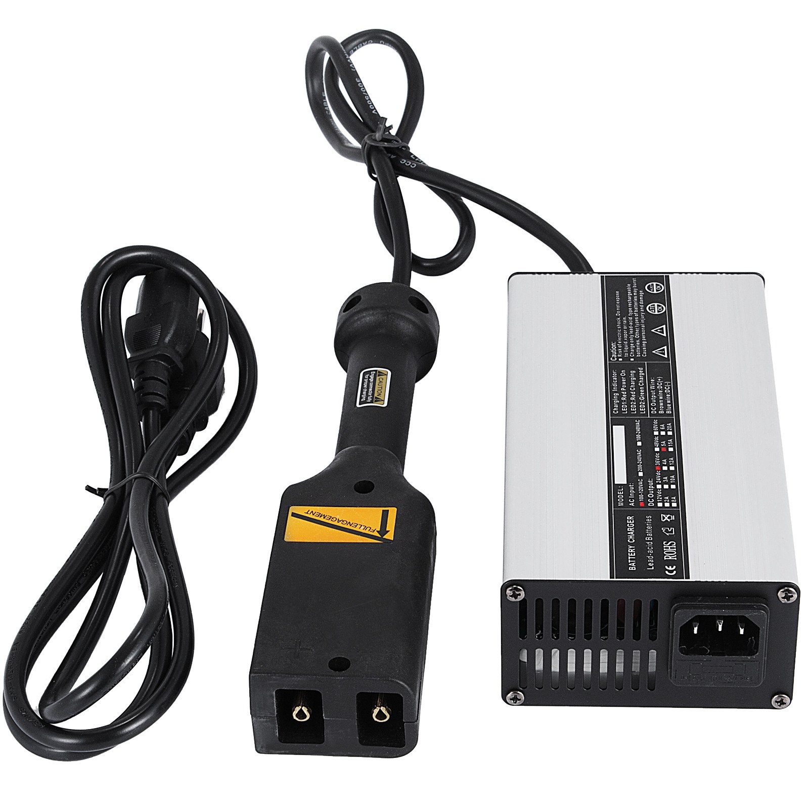 cargador de batería del carro de golf de 36V 5A para el carro de golf Ez Go Club Car DS TXT Yamaha