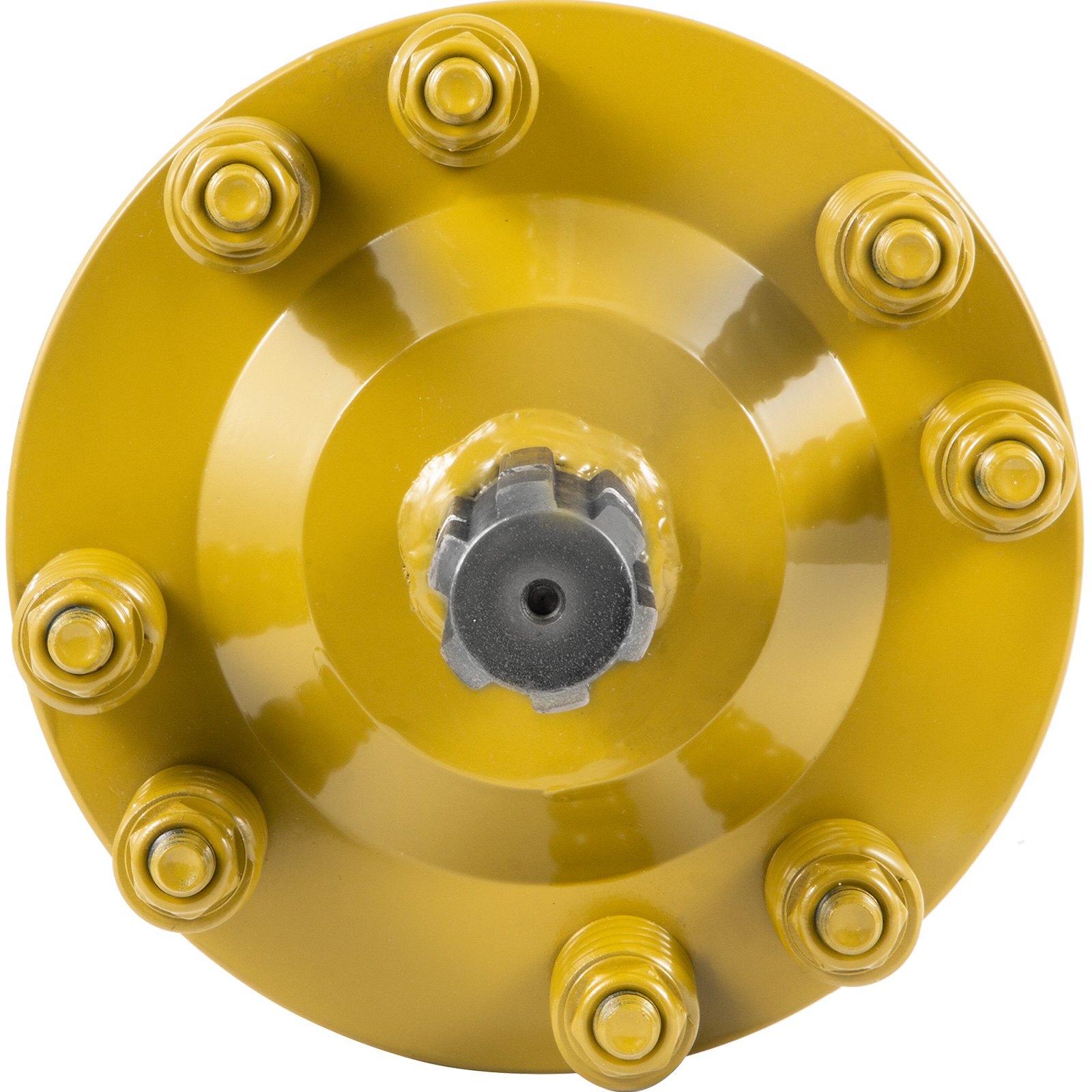 Embrague deslizante VEVOR, Embrague deslizante de PTO de 1 3/8", Embrague de fricción de PTO de 6 extremos estriados, Embrague deslizante de tractor de acero carburado, Embrague deslizante de cortador giratorio ajustable, Embrague deslizante de PTO amarillo para eje de PTO