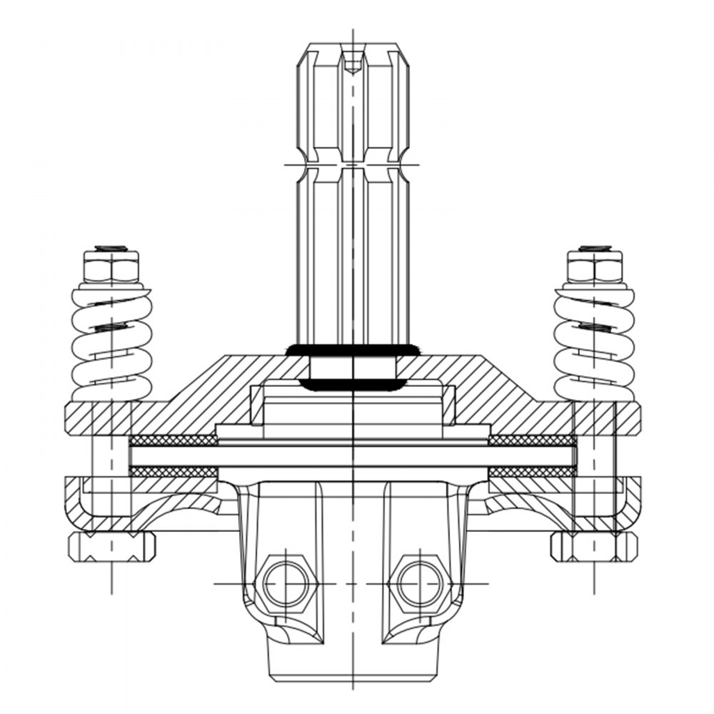Embrague deslizante VEVOR, embrague deslizante de toma de fuerza de 1 3/8", embrague deslizante de toma de fuerza de 6 extremos estriados, embrague deslizante de tractor de acero carburado, embrague deslizante de cortador giratorio ajustable, embrague deslizante negro de toma de fuerza estriado para eje de toma de fuerza