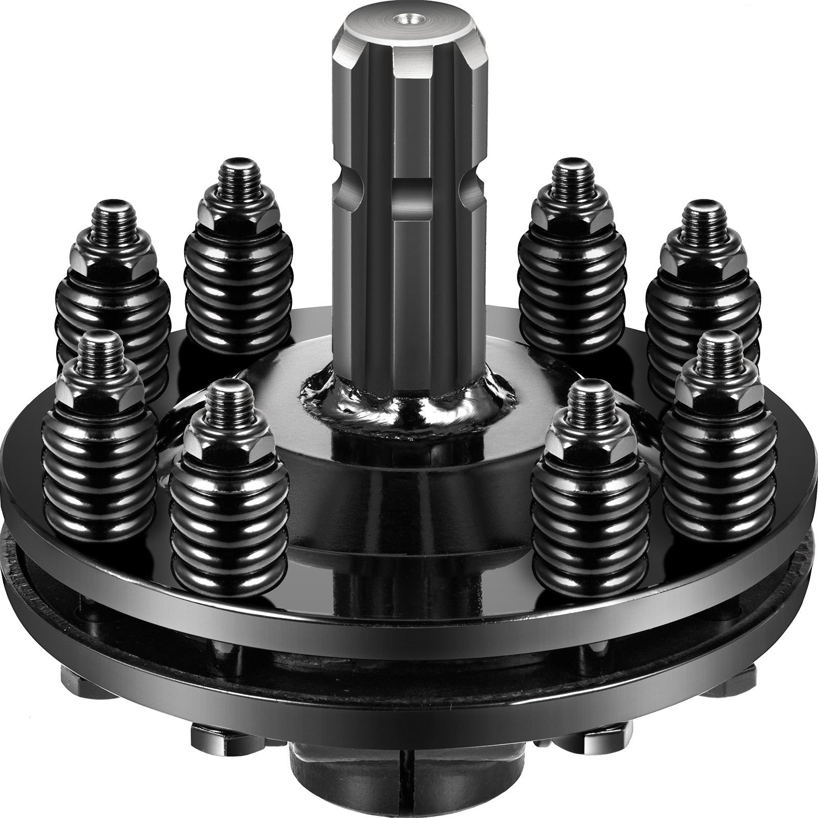 Embrague deslizante VEVOR, embrague deslizante de toma de fuerza de 1 3/8", embrague deslizante de toma de fuerza de 6 extremos estriados, embrague deslizante de tractor de acero carburado, embrague deslizante de cortador giratorio ajustable, embrague deslizante negro de toma de fuerza estriado para eje de toma de fuerza