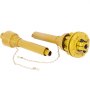 Eje de TDF VEVOR, eje de transmisión de TDF de 1-3/8", eje de transmisión de TDF de 6 estrías en ambos extremos, eje de TDF para tractor serie 4, eje de TDF para desbrozadora de 31,5" a 41", eje de TDF amarillo con embrague deslizante para desbrozadora/corte