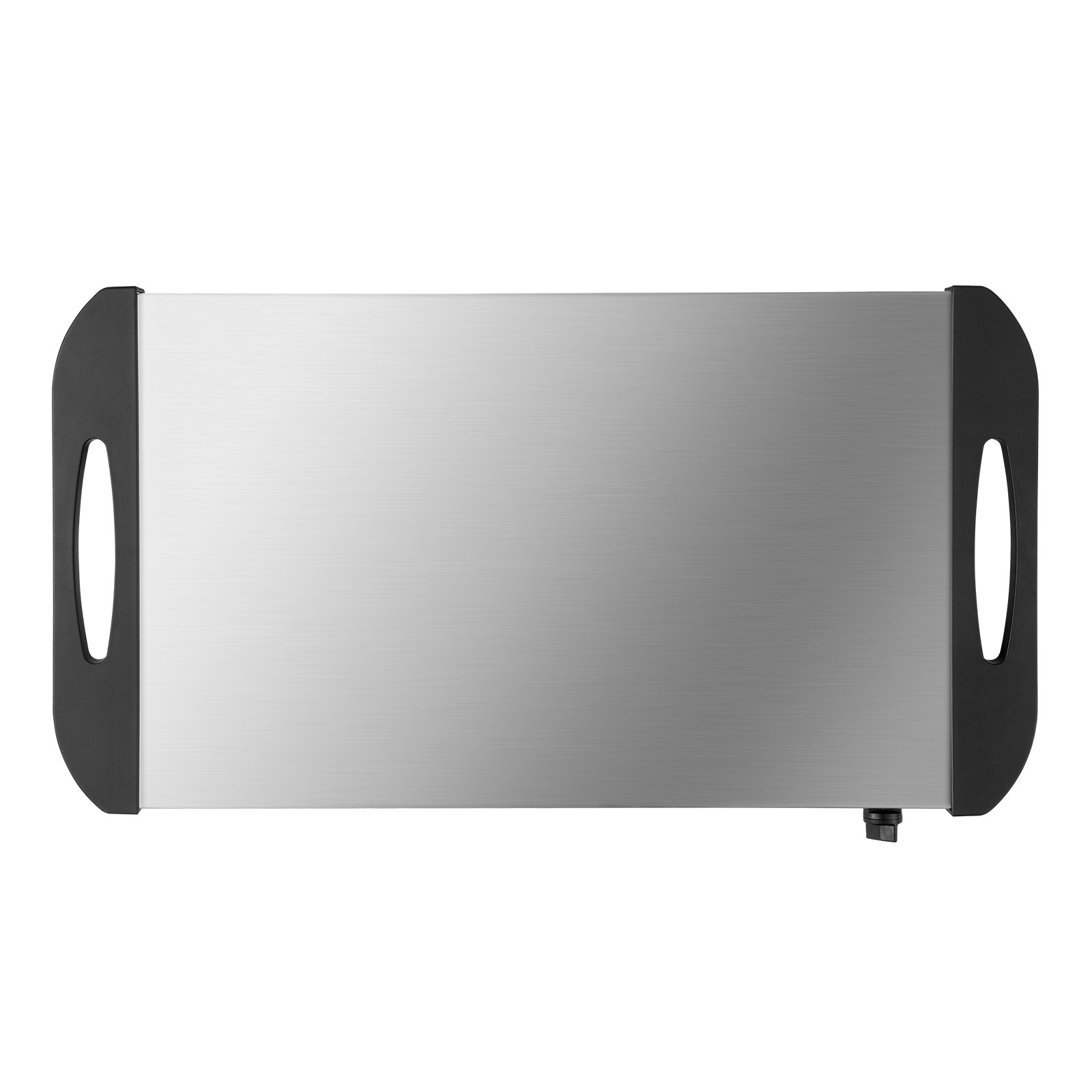 Bandeja eléctrica VEVOR para calentar alimentos, bandejas para bufé, bandejas con control de temperatura ajustable, calentador de alimentos portátil de acero inoxidable, placa calefactora perfecta para fiestas, catering y festividades.