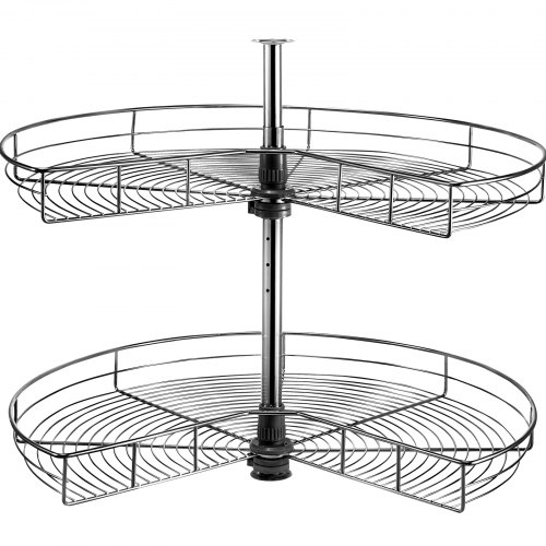 VEVOR Estante de Esquina Ciega 80x75 cm Organizador de Esquina Acero Inoxidable