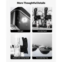 Máquina comercial para hacer granizados, tanque de 15 L x 3, para hacer margaritas, batidos y bebidas congeladas