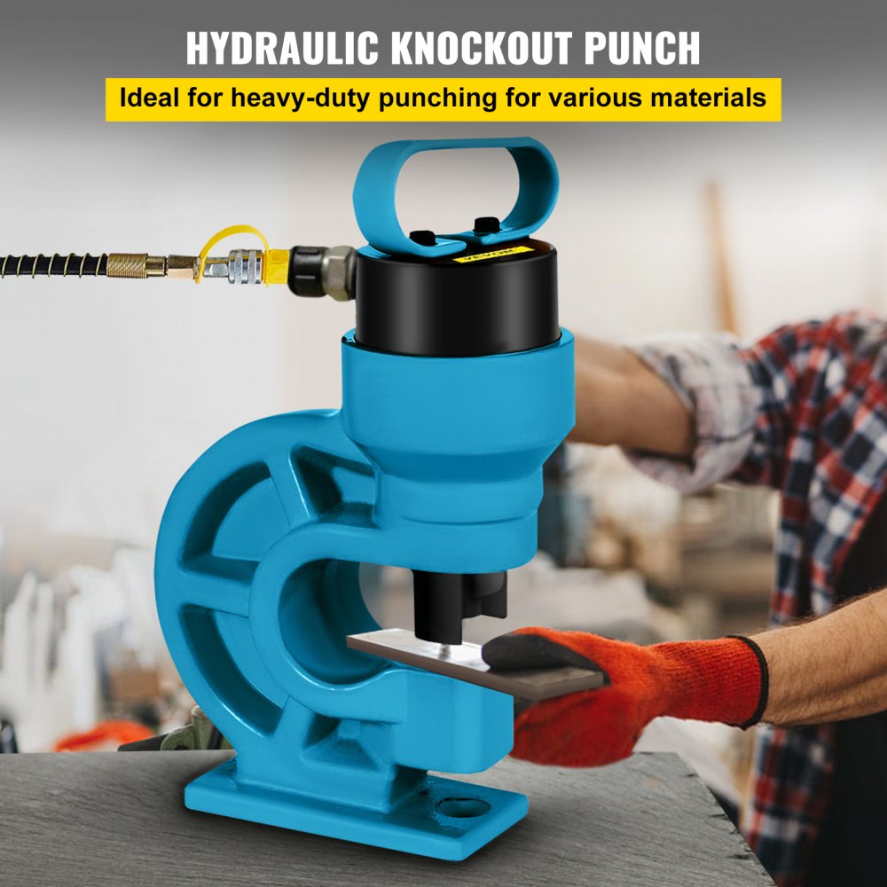 VEVOR CH-60 - Perforadora hidráulica de 31 dientes, perforadora de fuerza, perforadora suave para placas de hierro, barras de cobre, aluminio y acero inoxidable