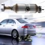 Convertidor catalítico VEVOR para Honda Accord que reduce las emisiones con N2, CO2 y H2O.