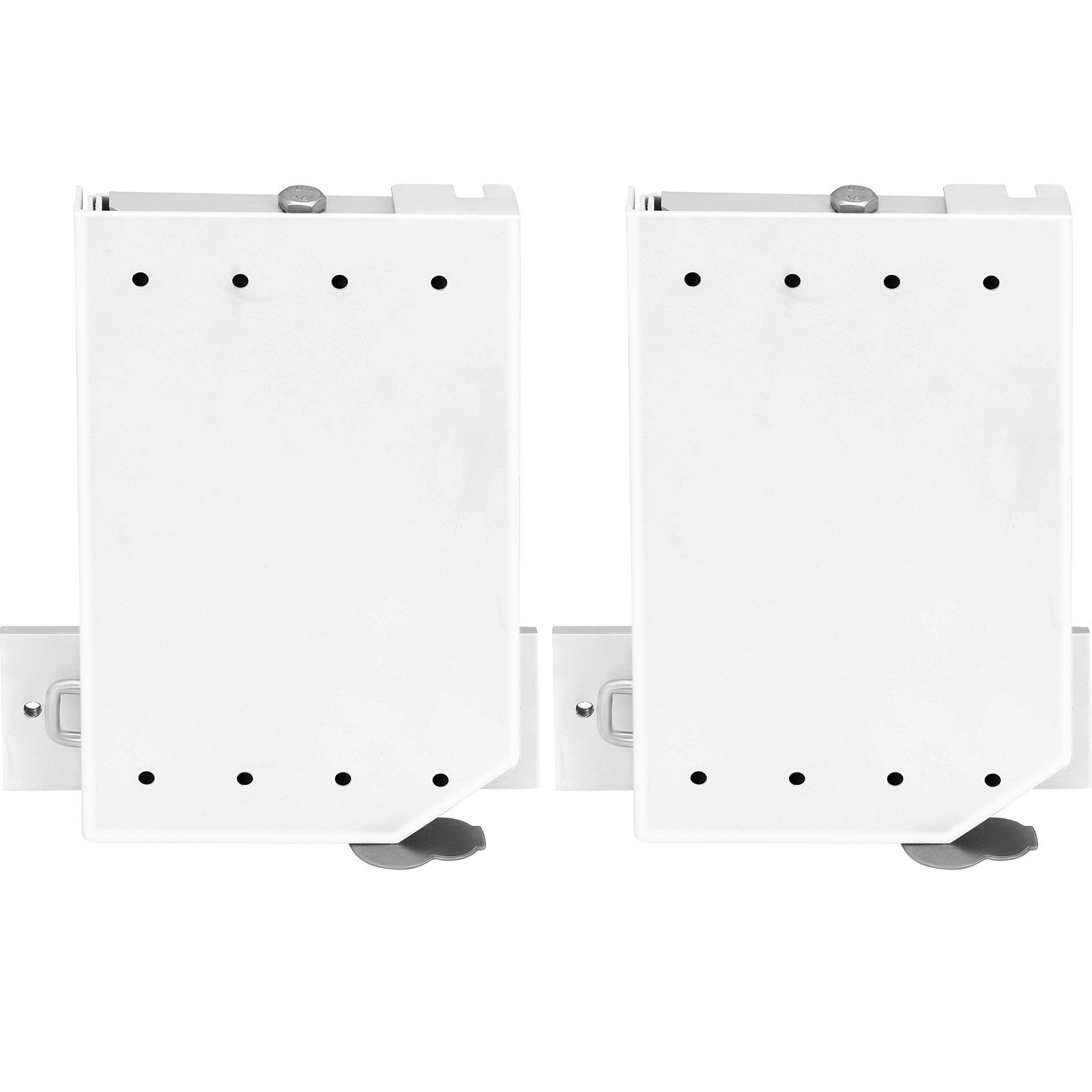 Componentes del kit de cama plegable VEVOR blanco con orificios pretaladrados para una fácil instalación