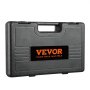Estuche de transporte negro con el logotipo y el eslogan de VEVOR en color naranja, que muestra el juego de vasos de impacto de VEVOR.