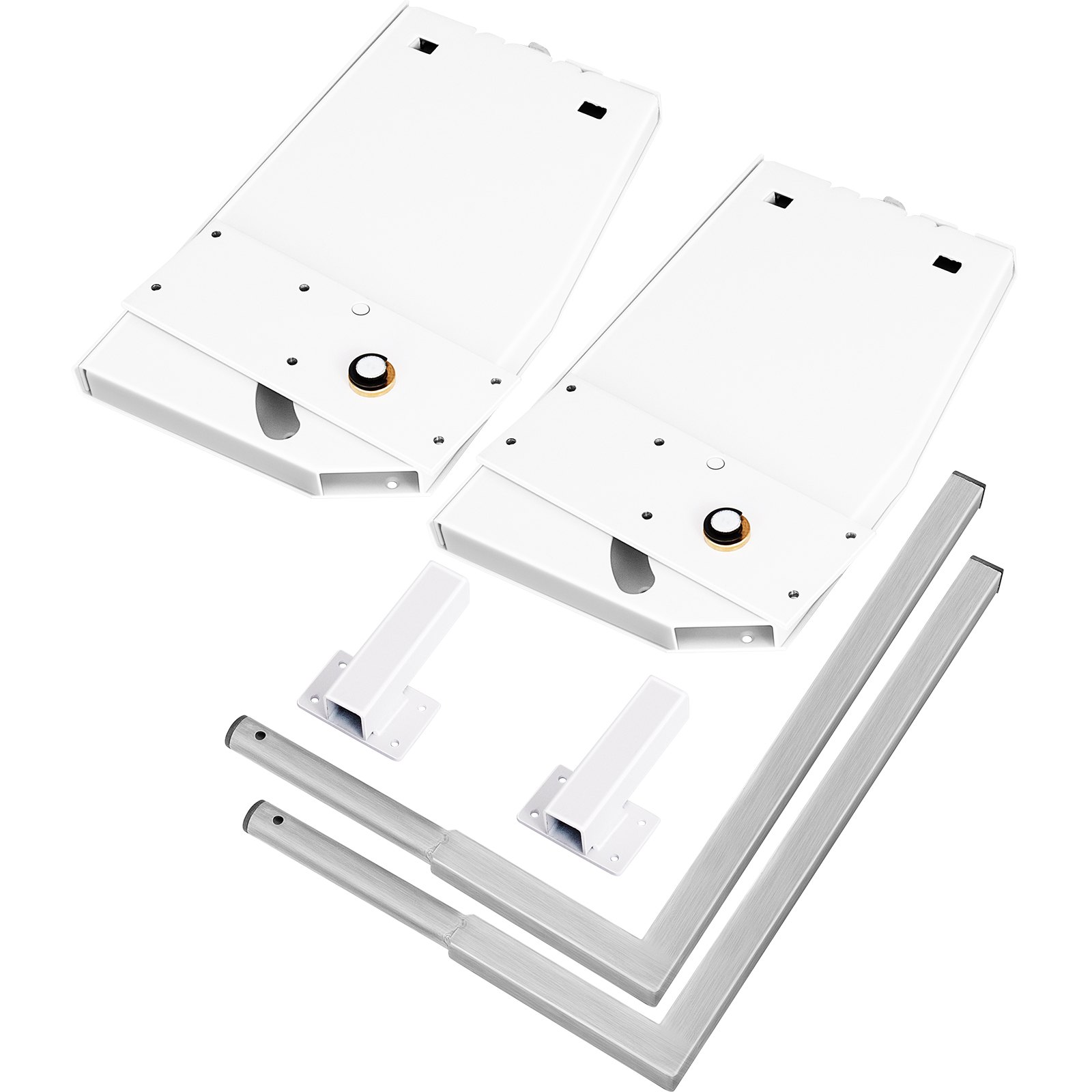 VEVOR - Mecanismo de resortes de pared Murphy para montaje en pared, kit de hardware de soporte resistente para cama King y Queen (vertical), color blanco