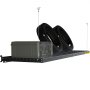 VEVOR - Estantería de pared para garaje de 2 x 8 pies, estantería de acero montada en la pared, estante de almacenamiento superior para garaje, estantes flotantes con capacidad de peso de 220 libras, estante de pared de acero resistente para garaje, color negro