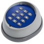 Teclado inalámbrico VEVOR con cara azul y marco gris para un control de acceso seguro
