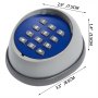 Teclado inalámbrico con dimensiones: 2,9&quot;x1,4&quot;x3,3&quot;. Teclado inalámbrico VEVOR.