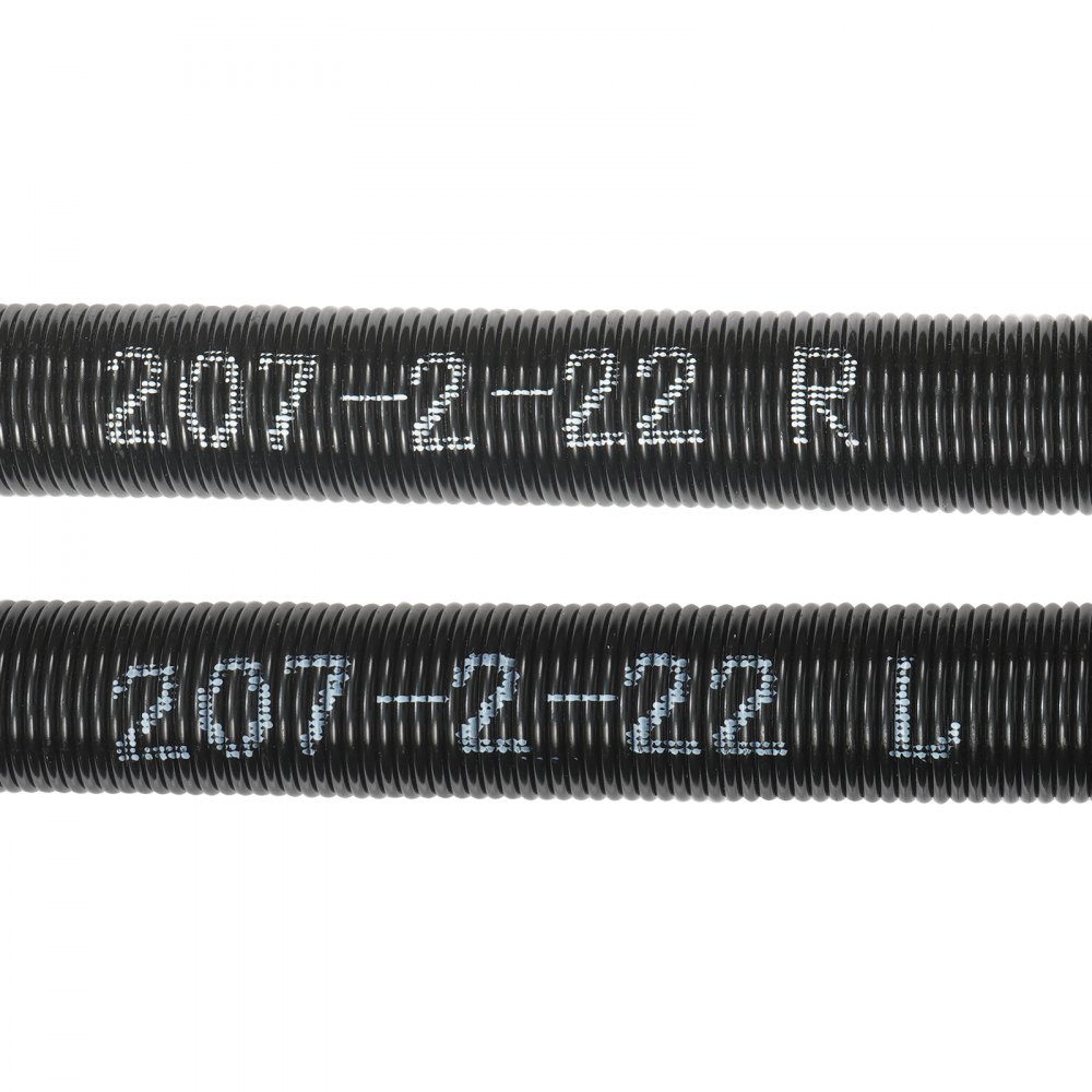 VEVOR Garage Door Torsion Springs, Pair of 0.207 x 2 x 22inch, 16000 Cycles, Garage Door Springs with Non-Slip Winding Bars, Gloves and Mounting Wrench, Electrophoresis Coated for Replacement