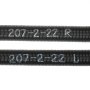 VEVOR Garage Door Torsion Springs, Pair of 0.207 x 2 x 22inch, 16000 Cycles, Garage Door Springs with Non-Slip Winding Bars, Gloves and Mounting Wrench, Electrophoresis Coated for Replacement