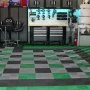 VEVOR Alfombrilla de Drenaje Entrelazada de 310 x 310 x 15,1 mm, 40 Alfombrillas de Drenaje Entrelazadas, Alfombrilla de Drenaje de Polipropileno Antideslizante para Suelo, Baño, Garaje, Jardín, Negro