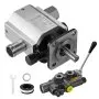 Kit de bomba hidráulica para partidor de troncos VEVOR, 16 GPM, 2 etapas, 4000 PSI, bomba de engranajes de aluminio, con válvula de entrada de 1'' y salida NPT de 1/2'', 3600 RPM, para partidores de troncos con motor pequeño.