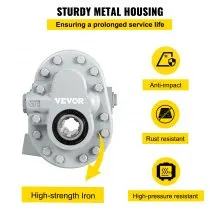 Bomba hidráulica VEVOR 16.6GPM Motor hidráulico 540RPM Divisor de troncos 2500PSI Divisor hidráulico SAE 12 Puerto de salida Bomba hidráulica para divisor de troncos para elevador de puerta trasera de camión, elevador de tijera, remolque de volcado