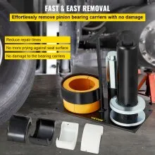 VEVOR Carrier & Pinion Bearing Puller, compatible con Dana 30,40,50,60,70, 80, Ford 10.25" Bearings, Pinion Puller Tool con 3 Clamshells, 45# Steel Clamshell Bearing Puller para reparación de automóviles