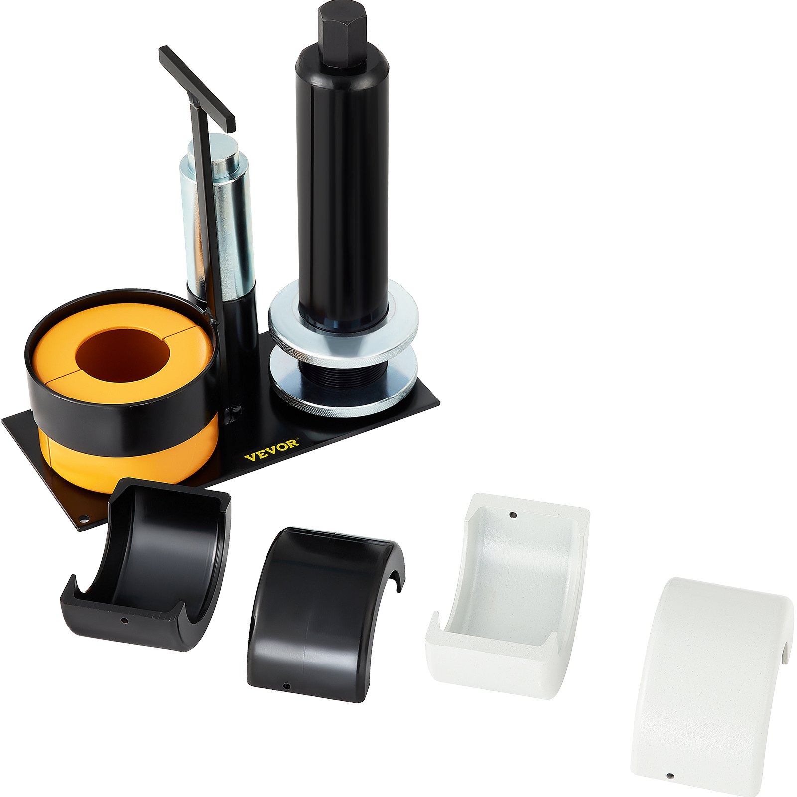 VEVOR Carrier & Pinion Bearing Puller, compatible con Dana 30,40,50,60,70, 80, Ford 10.25" Bearings, Pinion Puller Tool con 3 Clamshells, 45# Steel Clamshell Bearing Puller para reparación de automóviles