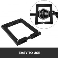 Esparcidor de carcasa diferencial VEVOR para ejes Dana para series 30 44 60 70 y 80 (negro)