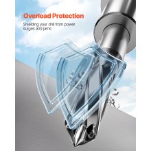 VEVOR Taladro magnético, 1300 W, 1,57 pulgadas de diámetro de perforación, 2922 lbf/13000 N, taladro eléctrico portátil con velocidad variable, máquina perforadora de 810 RPM para cualquier superficie