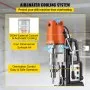 Taladro magnético VEVOR de 1450 W con taladro de columna magnético y cortador anular de 2 pulgadas de diámetro, 1250 kg, 11 brocas HSS
