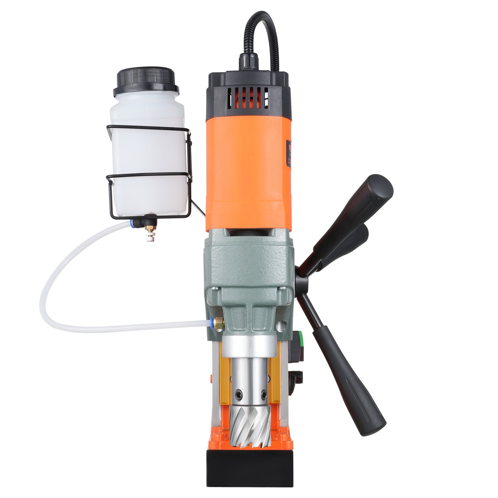 VEVOR Taladro magnético, 1450 W 1,57 pulgadas de diámetro de perforación, 12500 N 800 RPM Taladro eléctrico portátil, con velocidad variable, máquina perforadora para cualquier superficie de mejora del hogar industria ferroviaria