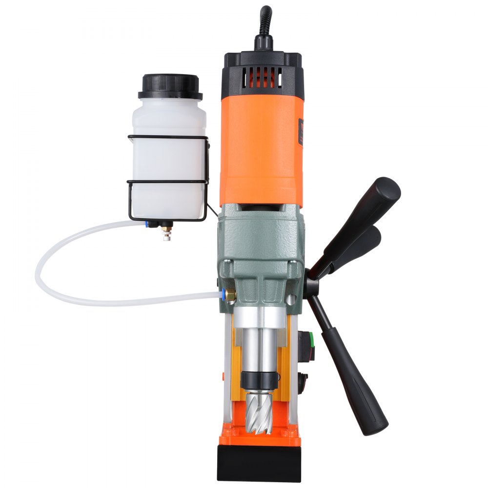 VEVOR Taladro magnético, 1450 W, 2 pulgadas de diámetro de perforación, 12800 N, taladro eléctrico portátil, con velocidad variable, máquina perforadora de 800 RPM para cualquier superficie, mejora del hogar, industria ferroviaria