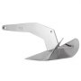 Ancla de barco estilo delta VEVOR, acero inoxidable, 18 lb, diseño elegante.