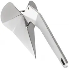 VEVOR Delta Style Boat Anchor Acero inoxidable Boat Anchor 18 LB Delta Style para barcos de 25-40 FT