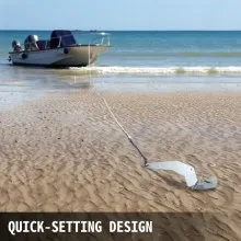 VEVOR Delta Style Boat Anchor Acero inoxidable Boat Anchor 18 LB Delta Style para barcos de 25-40 FT