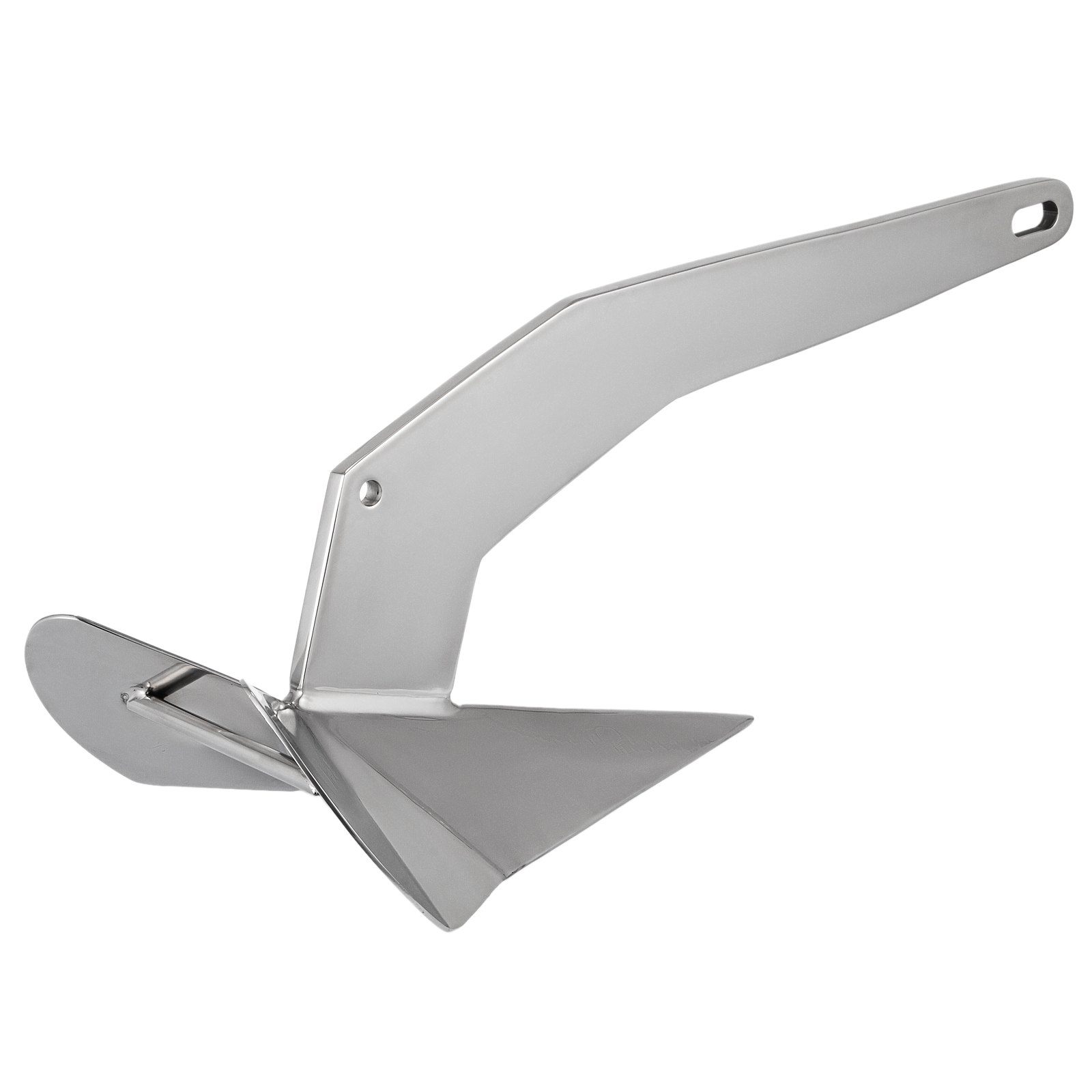 Ancla de barco estilo delta VEVOR con elegante diseño de acero inoxidable.