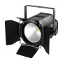 VEVOR Stage Light with Barn Doors, 200 W COB Par Light Cool and Warm White, Spotlight for Event, Wedding, Church, Theater, Bar, Auto/DMX/Master-Slave/Sound Control, Signal Cable & Power Cord Included