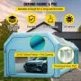 Cabina de pintura inflable portátil VEVOR de 7,9 x 4,5 x 3 m, cabina de pintura inflable, carpa para pintar automóviles con sistema de filtro de aire y 2 sopladores, carpa mejorada para cabina de pintura inflable, estación de trabajo para pintar automóviles, estacionamiento.
