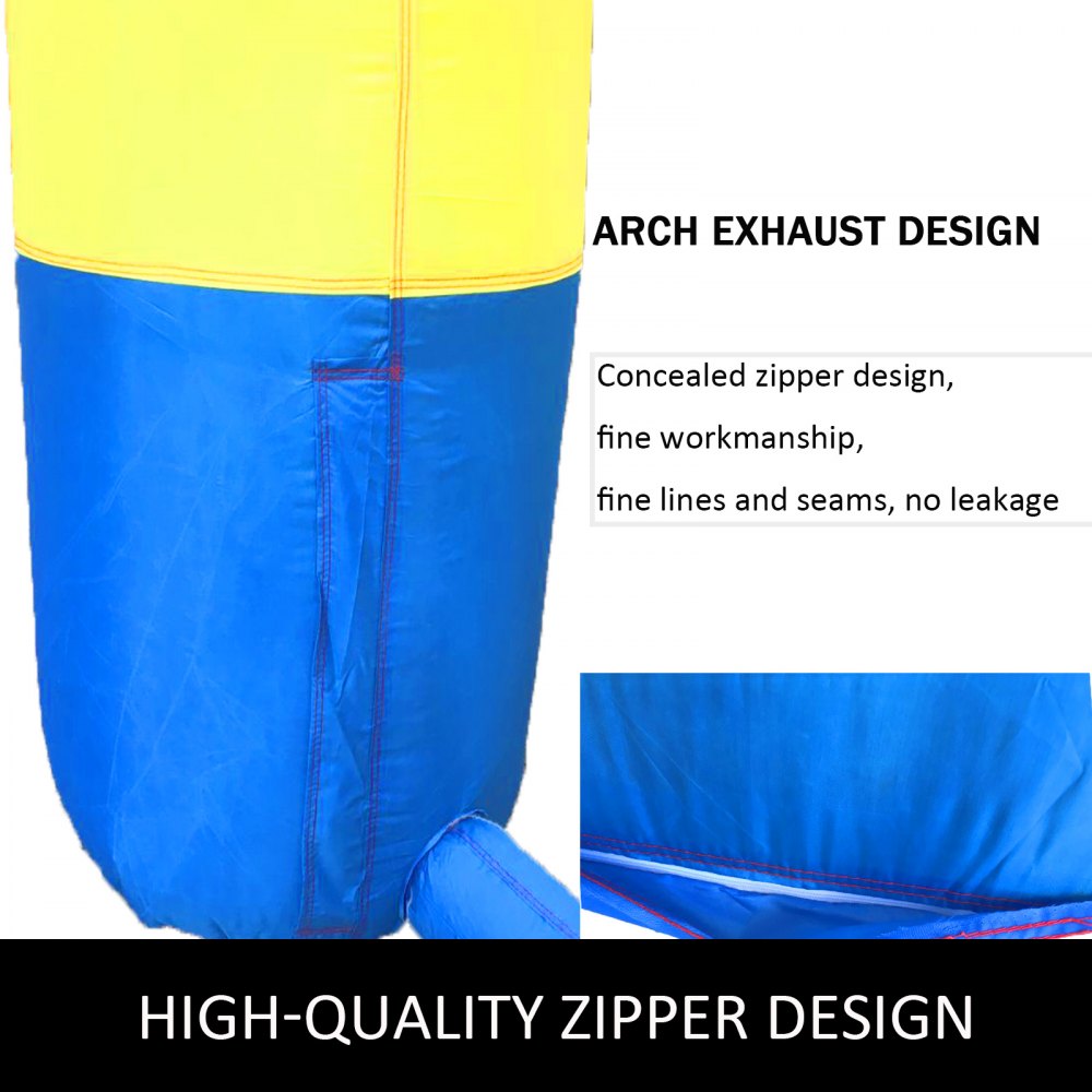 Arcos gemelos VEVOR, arco de arco iris inflable de 26 pies x 13 pies, con soplador de 370 W, para publicidad arco de decoración de fiesta de cumpleaños