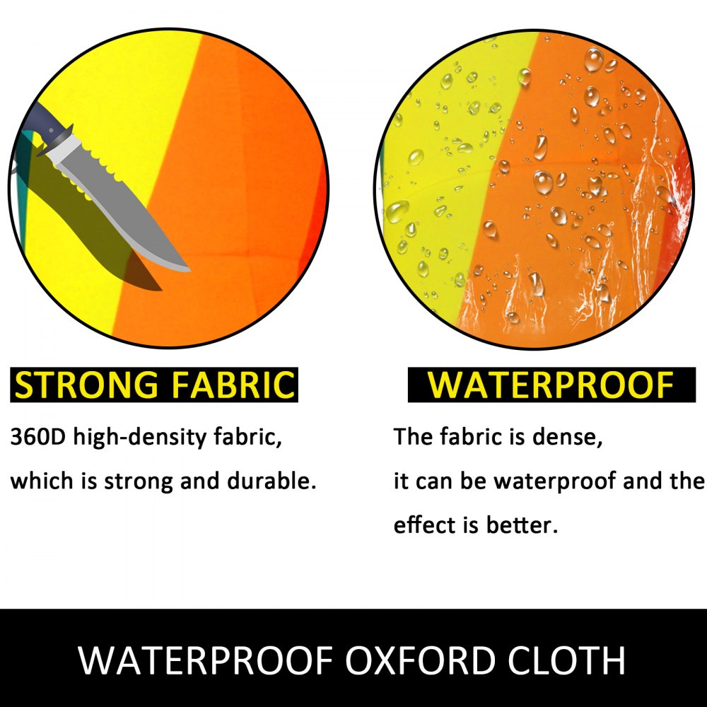 Arco de arco iris inflable VEVOR de 26 pies x 10 pies con soplador de 110 W para publicidad, fiesta, celebración, jardín