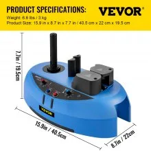 Máquina de colchón de aire VEVOR, rollo de película de prueba de 164 pies/50 m, fabricante de colchón de aire de 110 V con velocidad de sellado de 4 m/min (13 pies/min), inflable portátil utilizado para embalaje y envío