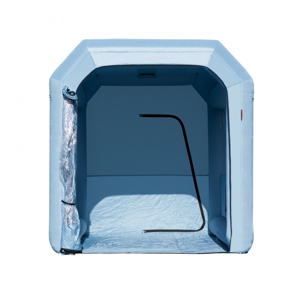 Cabina de pintura inflable VEVOR de 3 x 2,5 x 2,5 m, con potente soplador de 550 W y sistema de filtro de aire, cabina de pintura portátil para motocicletas, bicicletas y muebles pequeños.