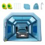 VEVOR Cabina de Pintura Inflable, Cabina de Pintura Inflable de 28x16x11 Pies, Alta Potencia 750W+950W Sopladores Tienda de Cabina de Pintura, Sistema de Filtro de Aire para Carpa de Pintura para Autos