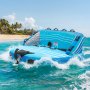 VEVOR Flotador de Arrastre Inflable para Navegación 3 Personas, Flotador Remolcable 195x189,5 cm Capacidad de 231 kg, para Deportes Acuáticos, con Cubierta de Nailon, Válvula de Seguridad, Azul