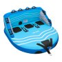VEVOR Flotador de Arrastre Inflable para Navegación 3 Personas, Flotador Remolcable 195x189,5 cm Capacidad de 231 kg, para Deportes Acuáticos, con Cubierta de Nailon, Válvula de Seguridad, Azul