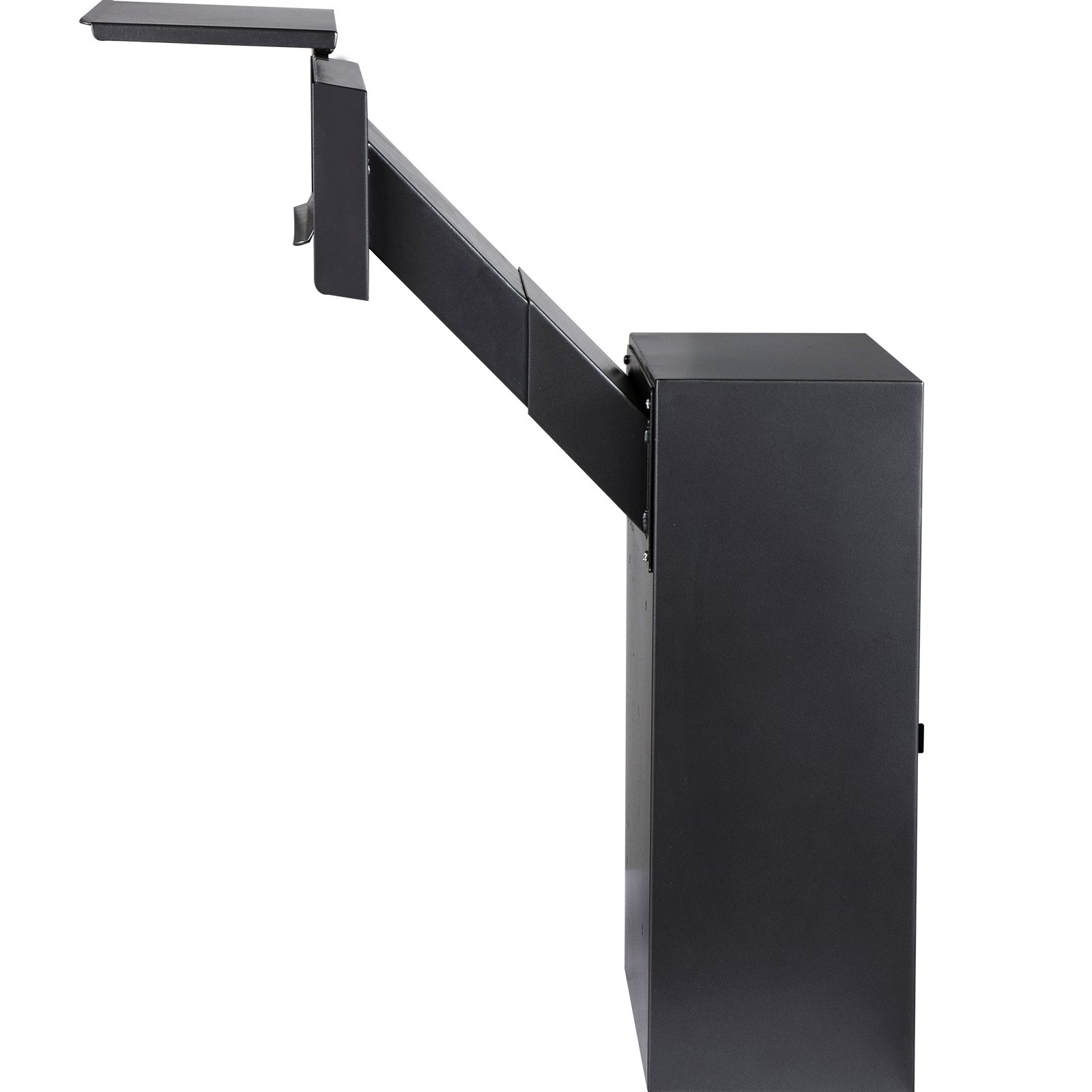Buzón VEVOR con ranura para correo extendida en elegante color negro.